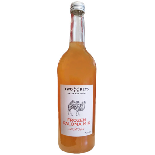 Two Keys Frozen Paloma Mix 750ml | Mexican Pink Grapefruit Mixer